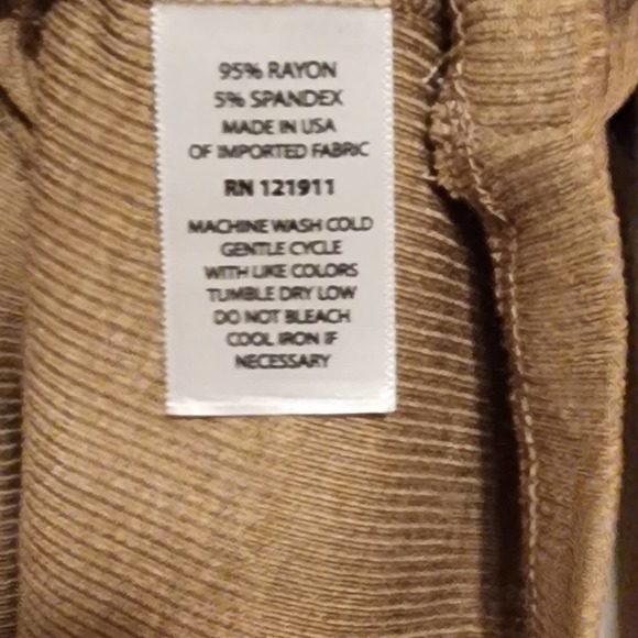 NWT LNA Otis Ribbed Top - Mushroom Sz 3X - Picture 3 of 5